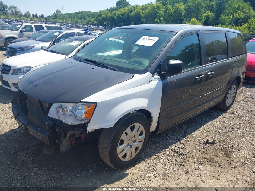 Vin: 2c4rdgbg7gr347159, lot: 46048377, dodge grand caravan se 20162
