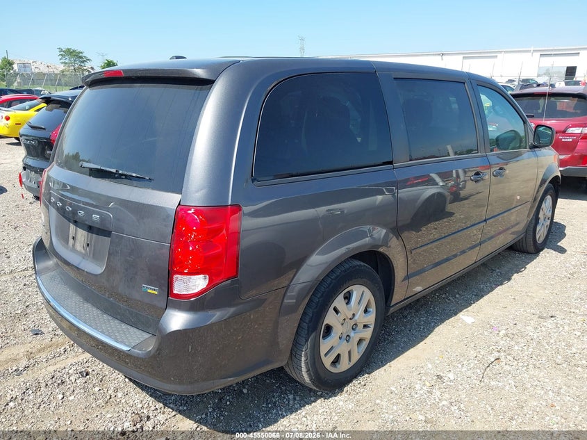 Vin: 2c4rdgbg7gr347159, lot: 46048377, dodge grand caravan se 20164