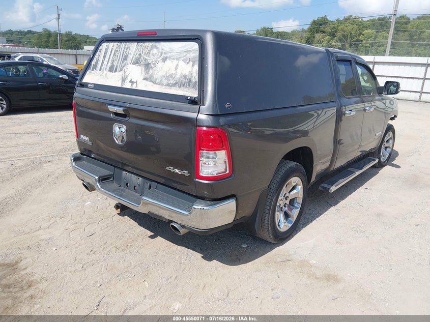 Vin: 1c6srfbt7ln222834, lot: 46048382, ram 1500 big horn  4x4 6'4 box 20204