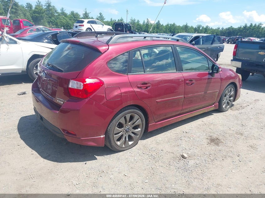 Vin: jf1gpay68f8238607, lot: 46048452, subaru impreza 2.0i sport premium 20154
