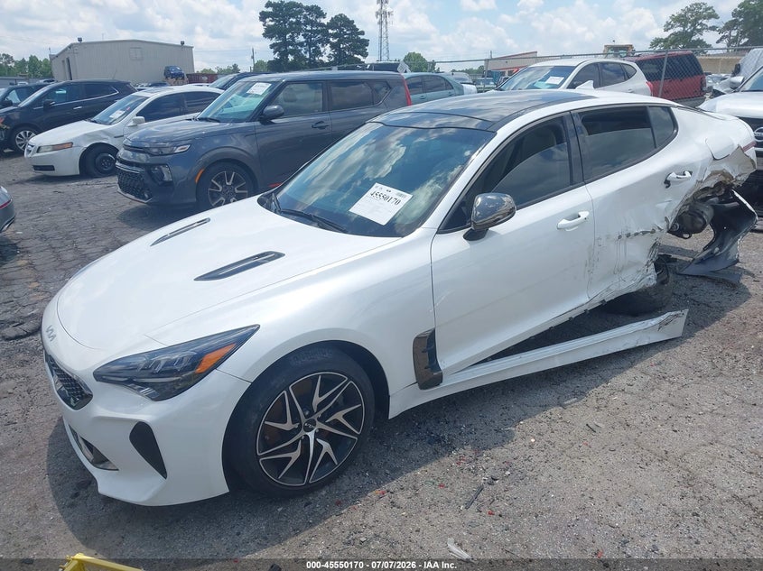Vin: knae35ld3p6134739, lot: 46048481, kia stinger gt-line 20232