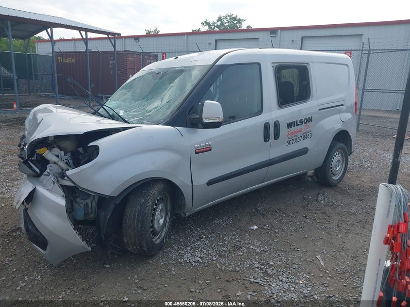 Vin: zfberfbt8f6a40697, lot: 46048516, ram promaster city tradesman slt 20152