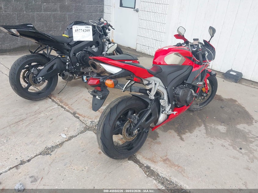 2008 HONDA CBR600 auction photo 4