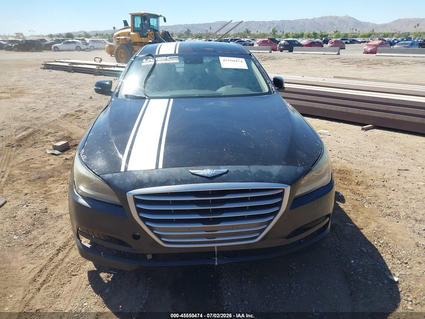 2015 Hyundai Genesis 3.8 VIN: KMHGN4JE0FU076798 Lot: 45550474