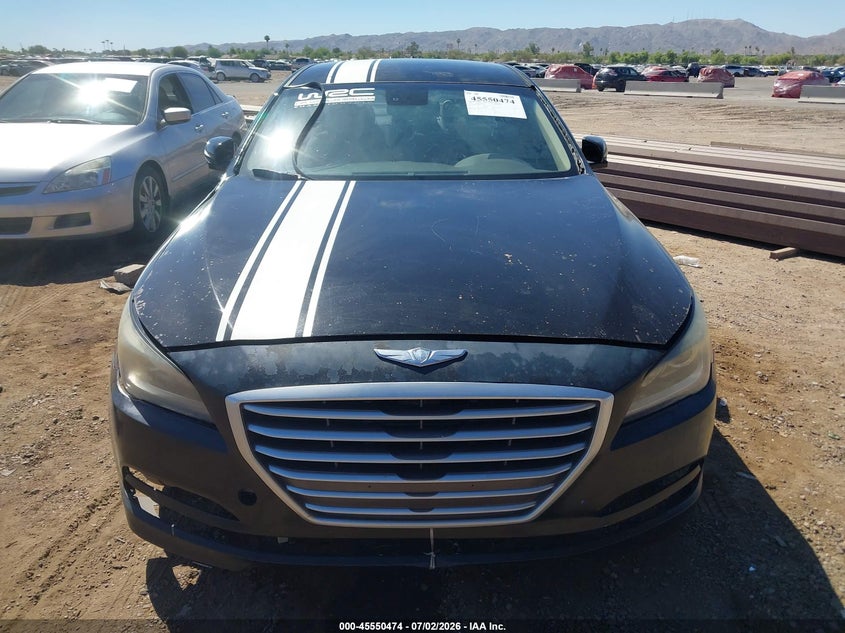 2015 Hyundai Genesis 3.8 VIN: KMHGN4JE0FU076798 Lot: 45550474