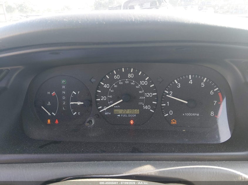 2001 TOYOTA CAMRY auction photo 7