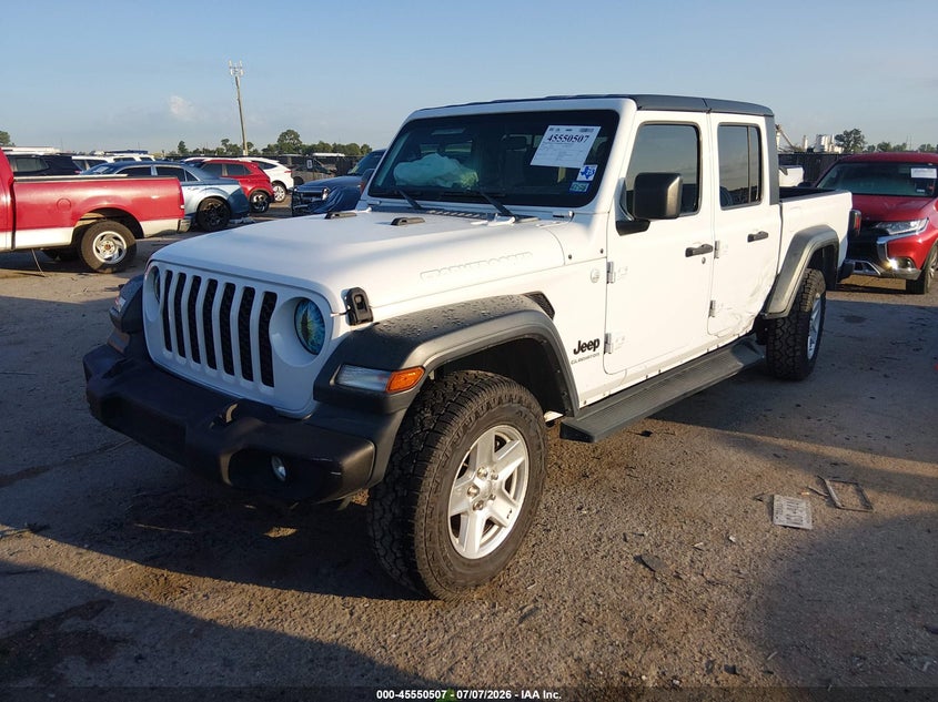 Vin: 1c6hjtag3ll174362, lot: 46048818, jeep gladiator sport s 4x4 20202