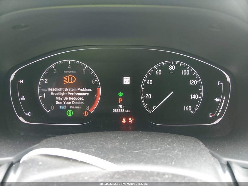 2018 HONDA ACCORD auction photo 7