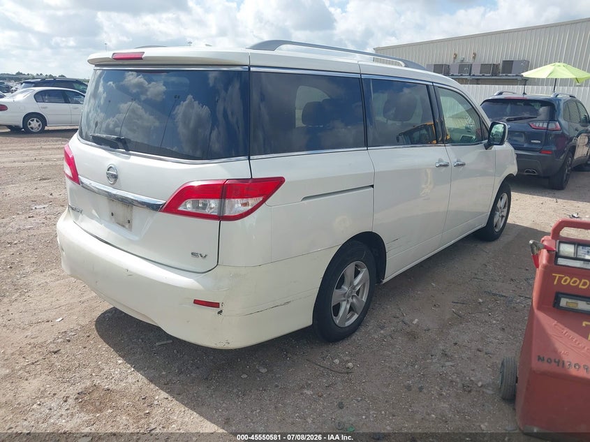 Vin: jn8ae2kp6h9170001, lot: 46048892, nissan quest sv 20174