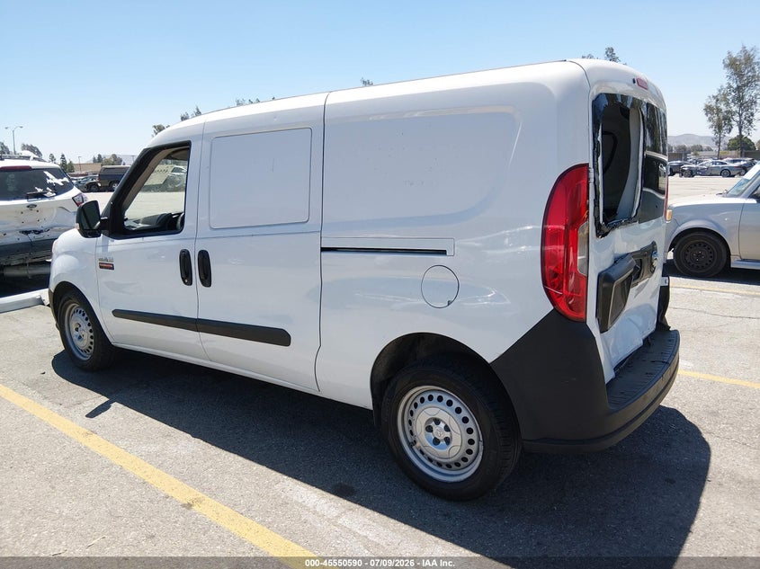 Vin: zfberfatxg6b73982, lot: 46048901, ram promaster city tradesman 20163
