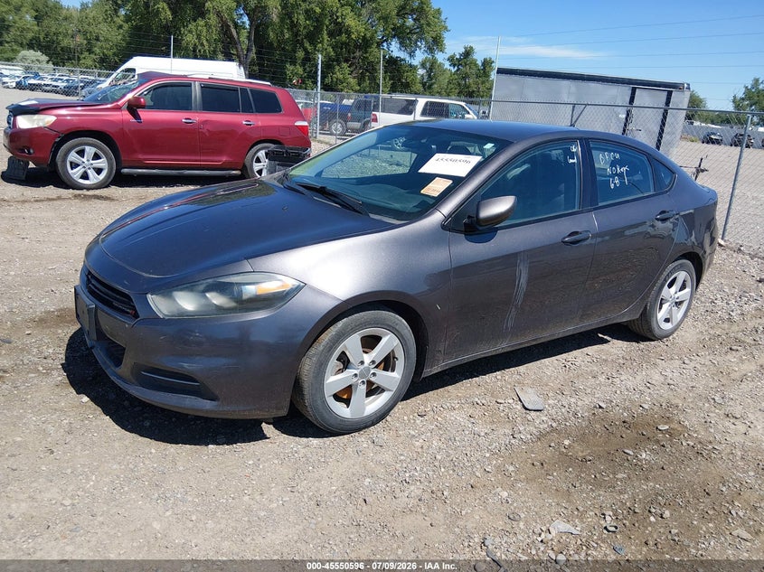 Vin: 1c3cdfbb1gd623461, lot: 46048907, dodge dart sxt 20162