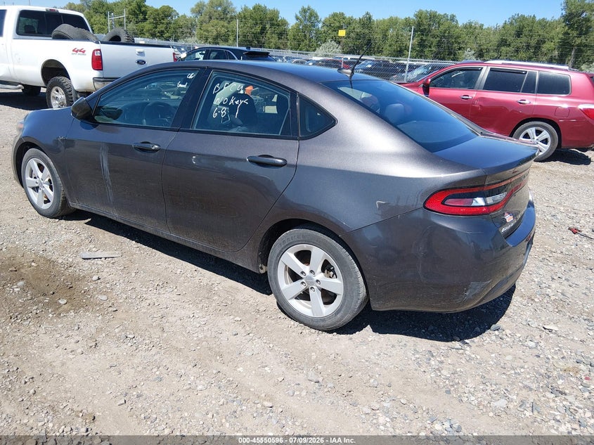 Vin: 1c3cdfbb1gd623461, lot: 46048907, dodge dart sxt 20163