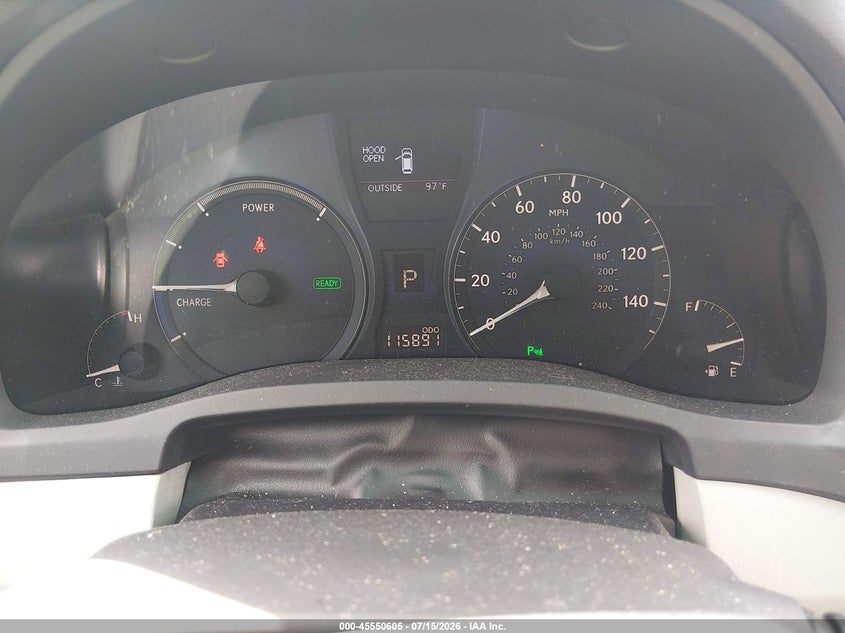 2012 LEXUS RX 450H auction photo 7