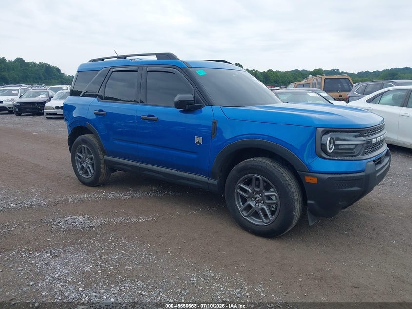 Vin: 3fmcr9bn1srf09237, lot: 46048974, ford bronco sport big bend 20251