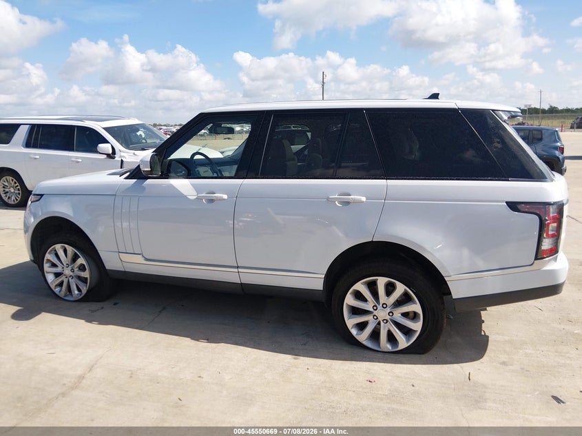 2016 Land Rover Range Rover 3.0L V6 Supercharged Hse VIN: SALGS2PF6GA304266 Lot: 45550669