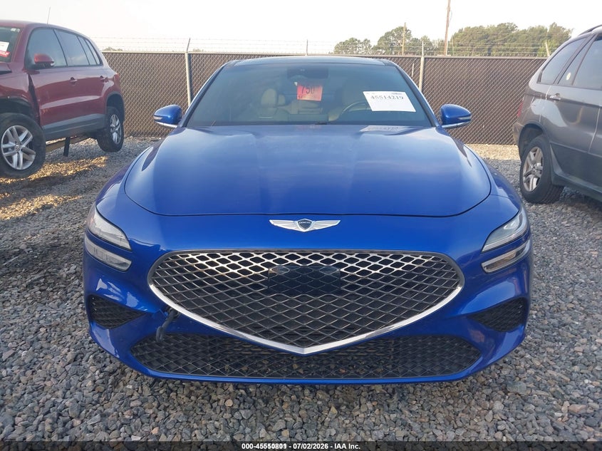 2022 Genesis G70 2.0T Rwd VIN: KMTG34TA7NU102673 Lot: 45550801