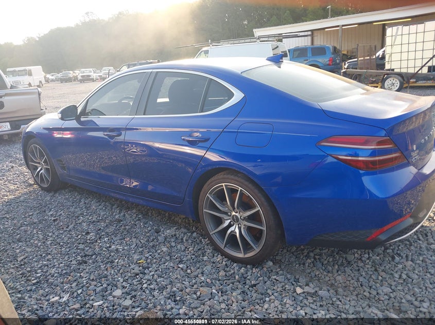 2022 Genesis G70 2.0T Rwd VIN: KMTG34TA7NU102673 Lot: 45550801