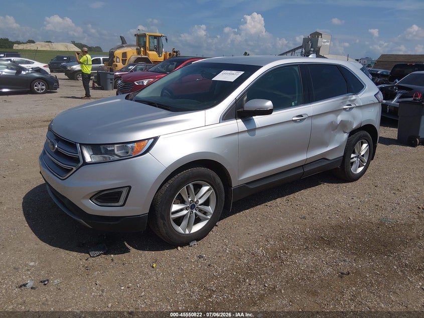 Vin: 2fmtk4j87fbb97531, lot: 46049133, ford edge sel 20152
