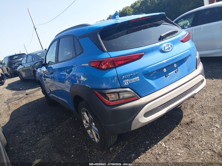 2022 HYUNDAI KONA auction photo 3
