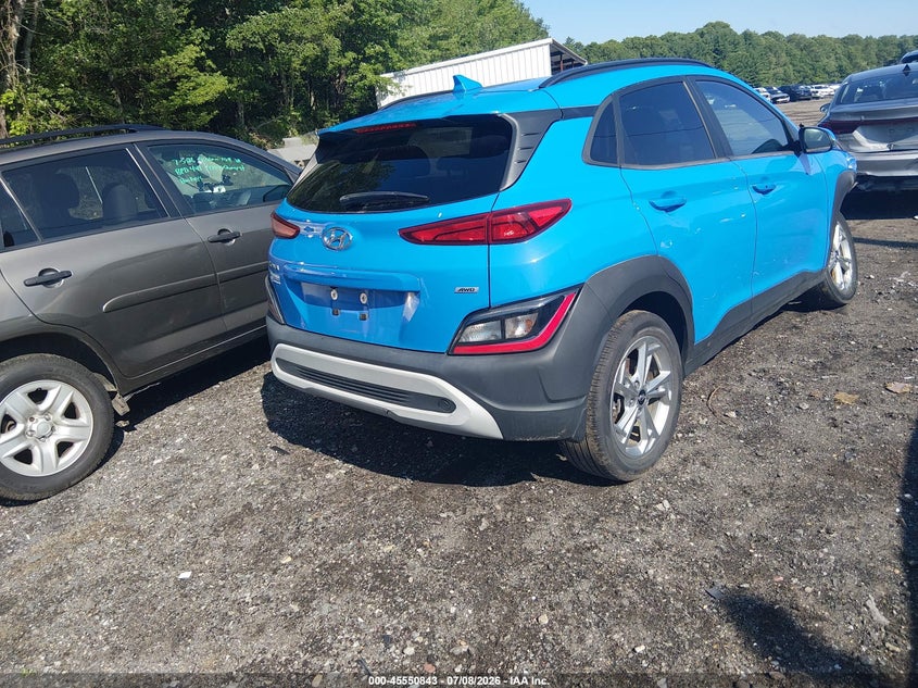 2022 HYUNDAI KONA auction photo 4