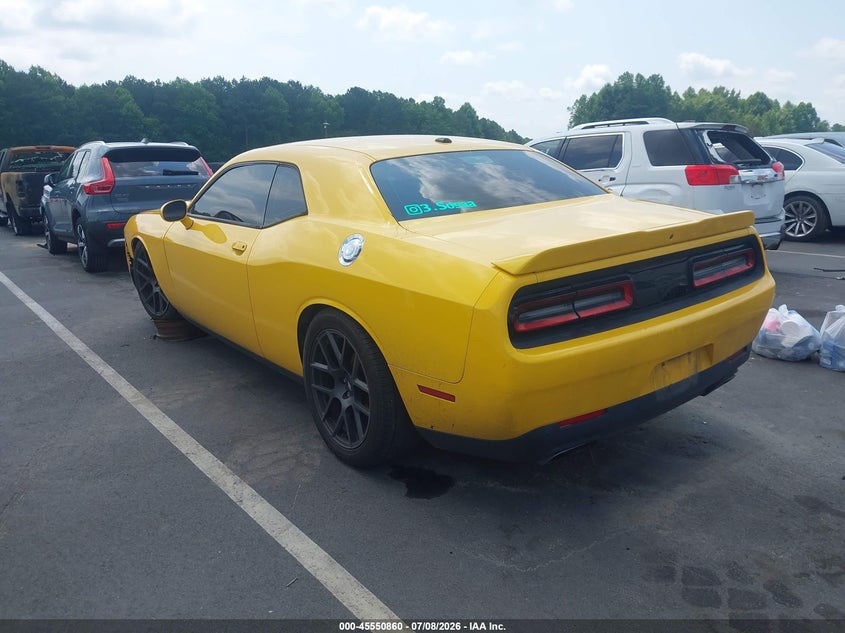Vin: 2c3cdzbt5jh172183, lot: 46049171, dodge challenger r/t 20183