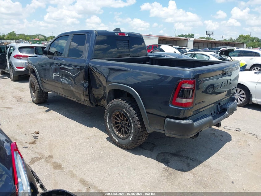Vin: 1c6srfet4kn841515, lot: 46049239, ram 1500 rebel  4x4 6'4 box 20193