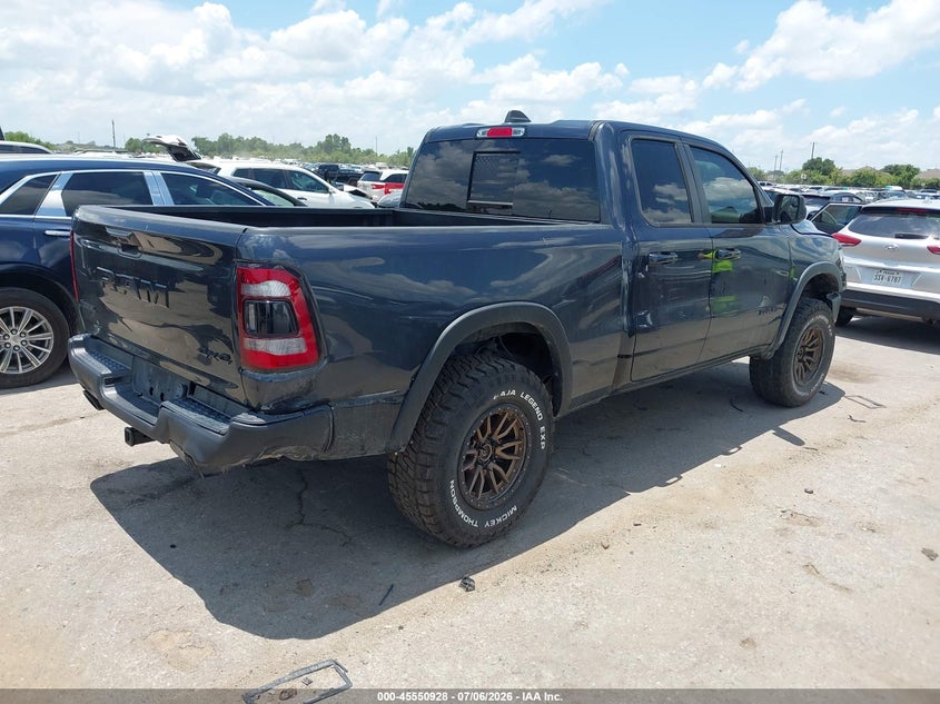 Vin: 1c6srfet4kn841515, lot: 46049239, ram 1500 rebel  4x4 6'4 box 20194