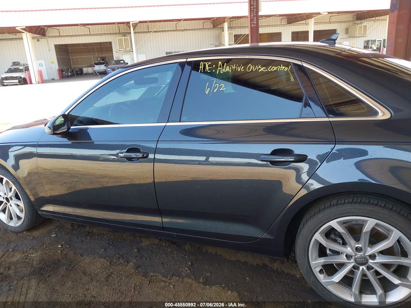 2019 Audi A4 40 Premium/40 Titanium Premium VIN: WAUGMAF49KA057472 Lot: 45550992