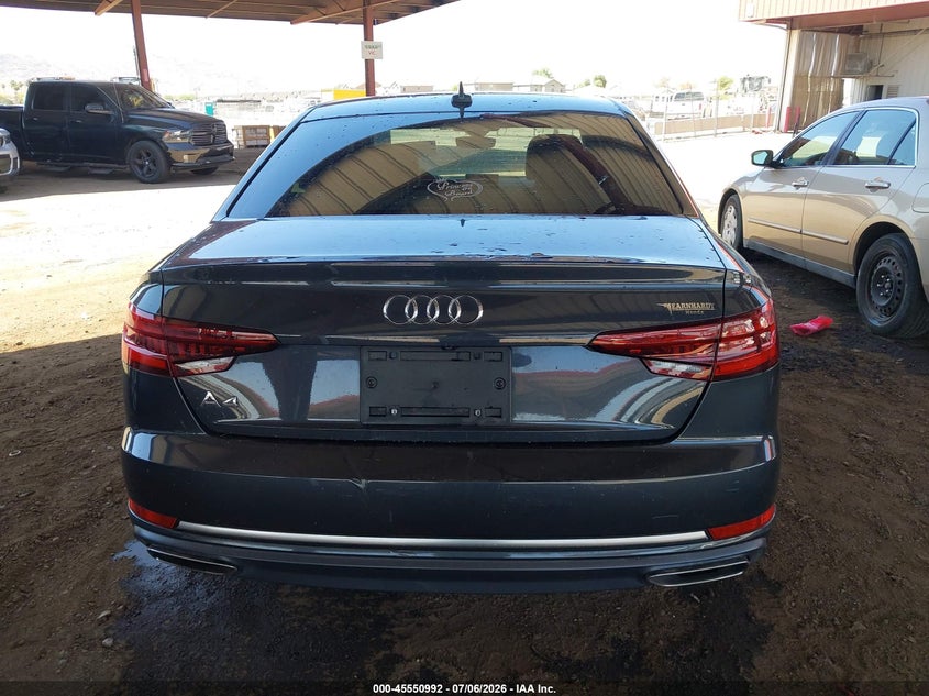 2019 Audi A4 40 Premium/40 Titanium Premium VIN: WAUGMAF49KA057472 Lot: 45550992