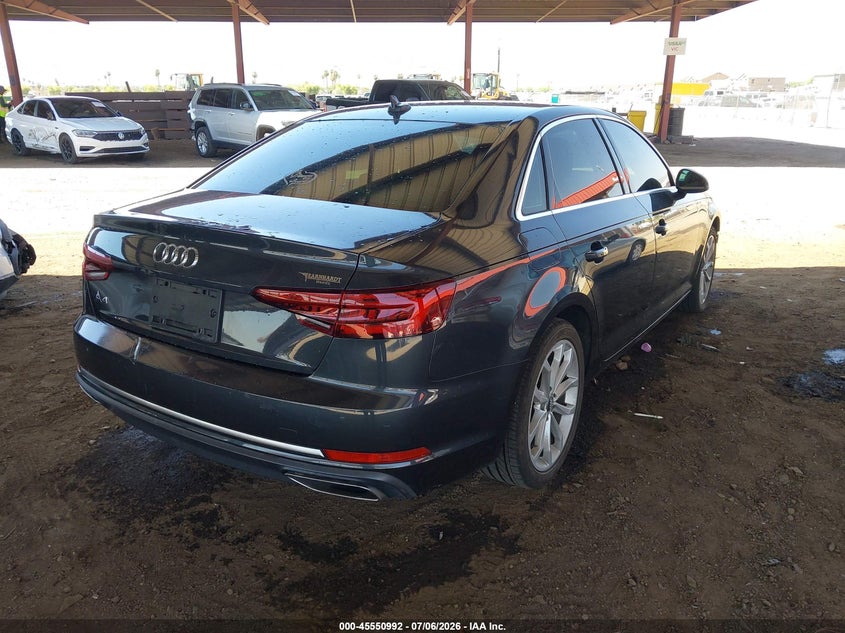 Vin: waugmaf49ka057472, lot: 46049302, audi a4 40 premium/40 titanium premium 20194