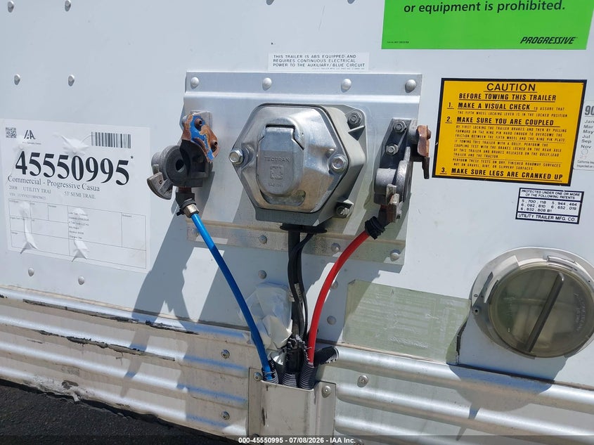 2008 UTILITY TRAILER MFG UNKNOWN auction photo 7