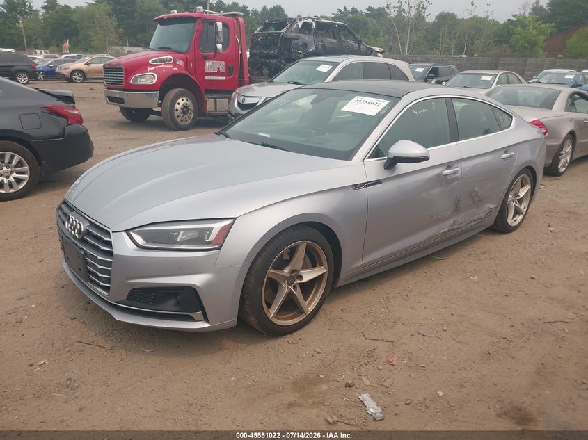 Vin: waufncf54ja028781, lot: 46049333, audi a5 2.0t premium 20182
