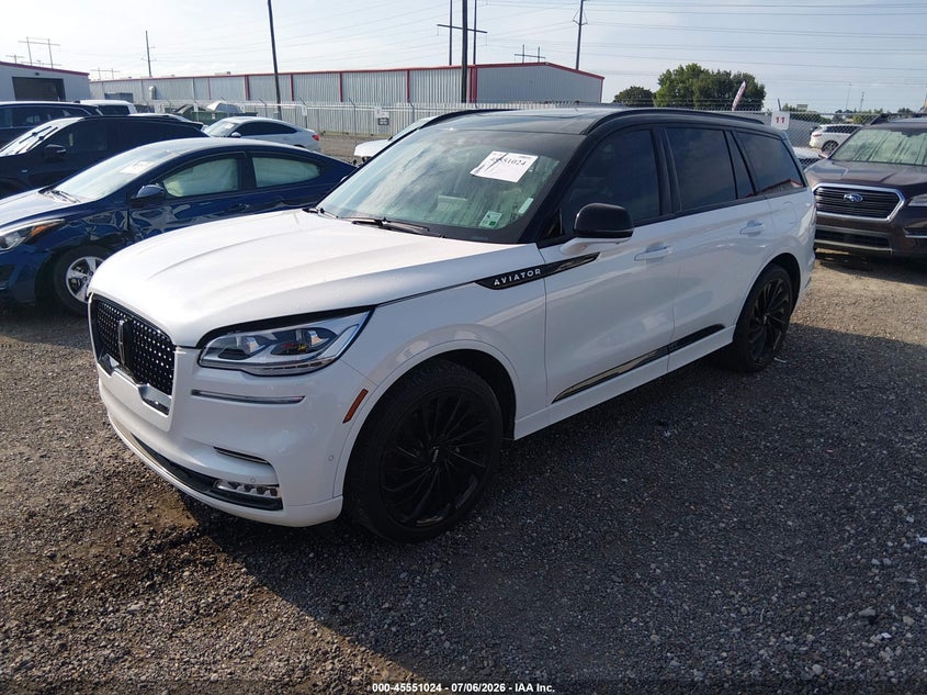 Vin: 5lm5j9xcxrgl01928, lot: 46049335, lincoln aviator black label 20242
