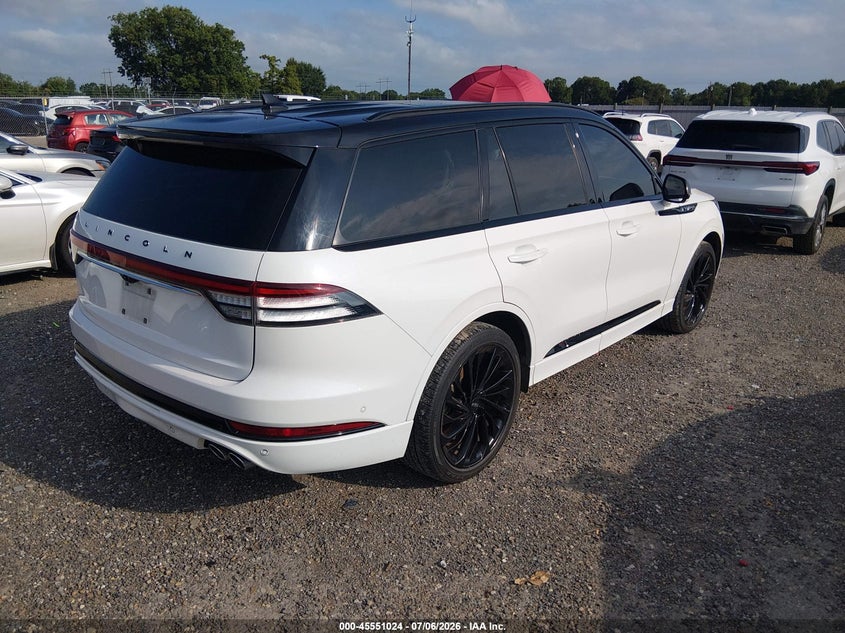 Vin: 5lm5j9xcxrgl01928, lot: 46049335, lincoln aviator black label 20244
