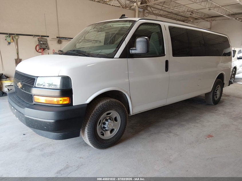 Vin: 1gazgnfp3p1113975, lot: 46049342, chevrolet express passenger rwd 3500 extended wheelbase ls 20232
