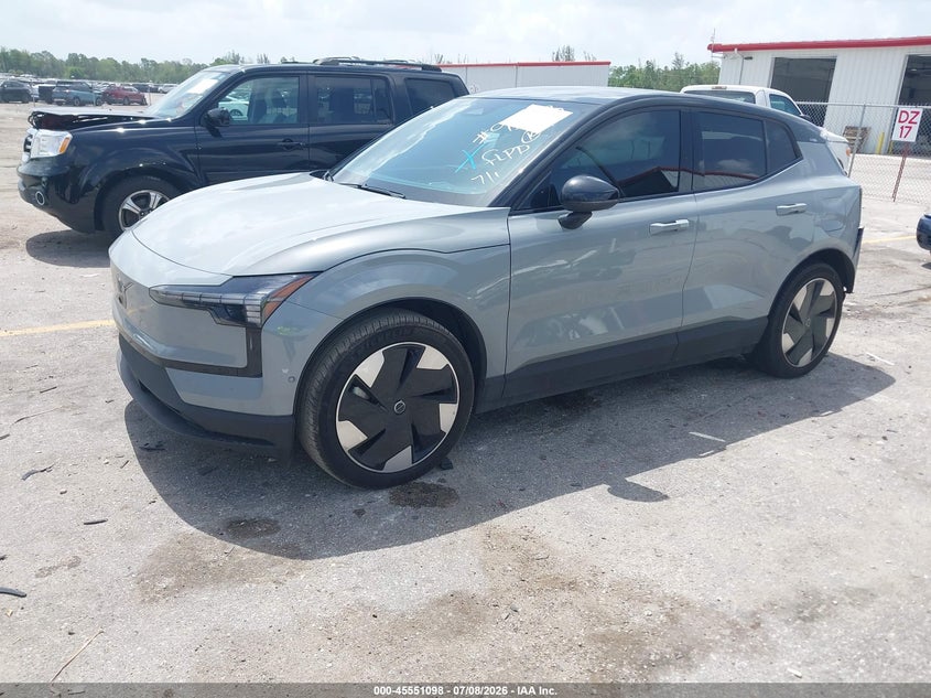 2025 Volvo Ex30 Ultra Twin Motor Performance, Fully Electric, Удар сзади, IAAI, VIN YV4EK3ZL6SS129363 — фото 2