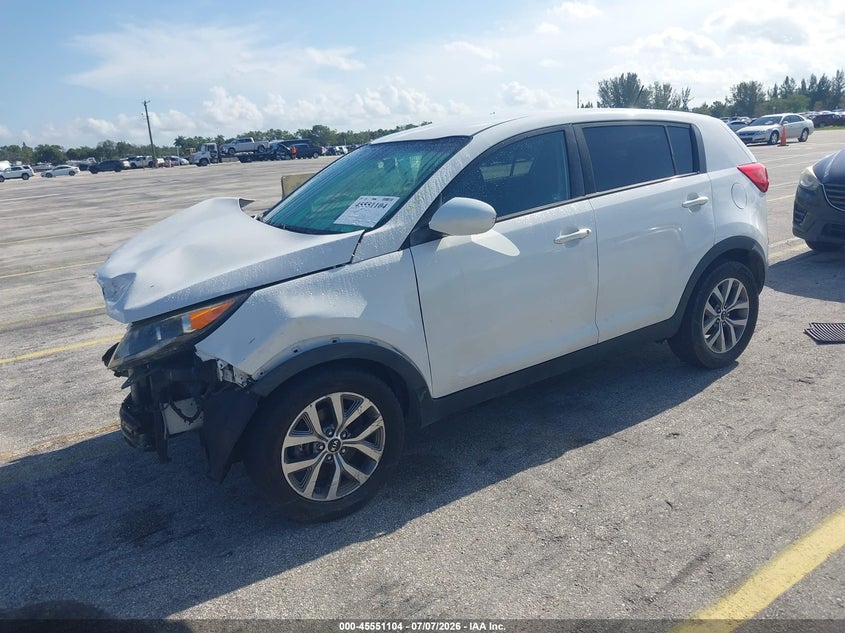 2014 Kia Sportage, Удар спереду, IAAI, VIN KNDPB3ACXE7568015 — фото 2