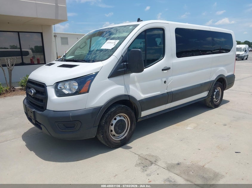 Vin: 1fmzk1y81lkb23019, lot: 46049447, ford transit-150 passenger van xl/xlt 20202