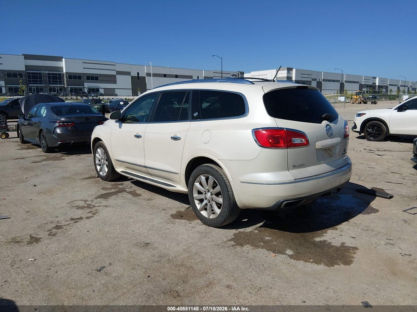 Vin: 5gakrckd8fj321966, lot: 46049456, buick enclave premium 20153