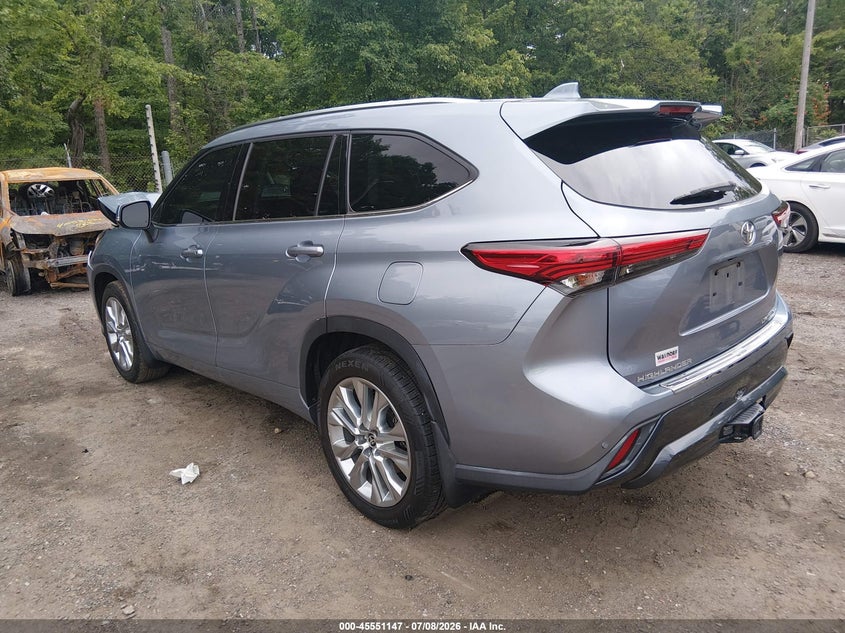 Vin: 5tddzrbh3ms077270, lot: 46049458, toyota highlander limited 20213