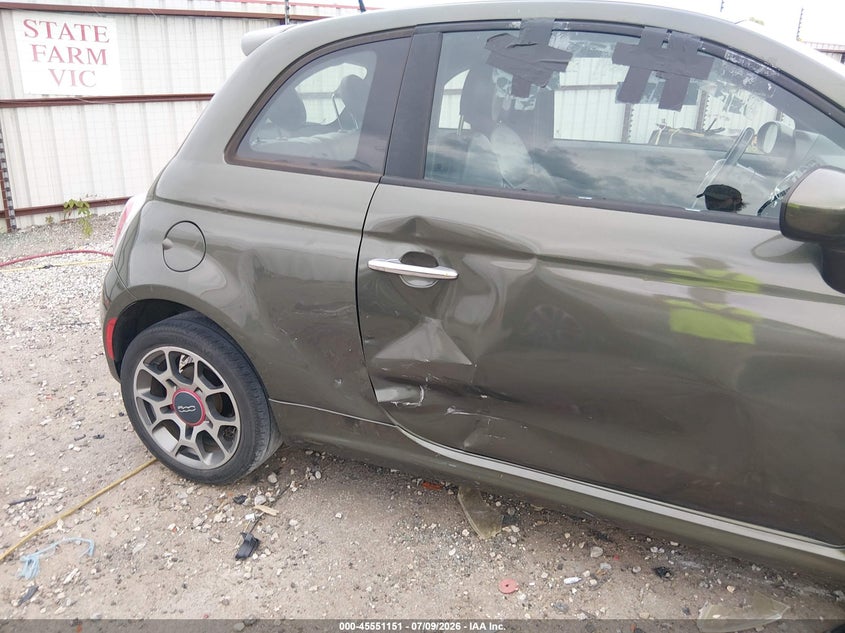 2012 Fiat 500 Sport VIN: 3C3CFFBR1CT303679 Lot: 45551151