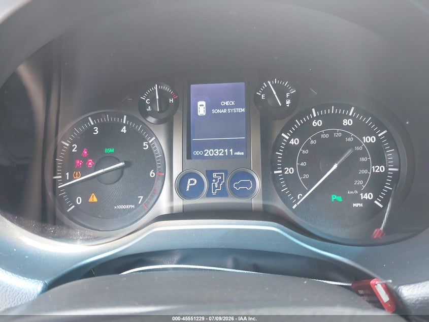 2019 Lexus Gx 460 Premium VIN: JTJBM7FX1K5236959 Lot: 45551229