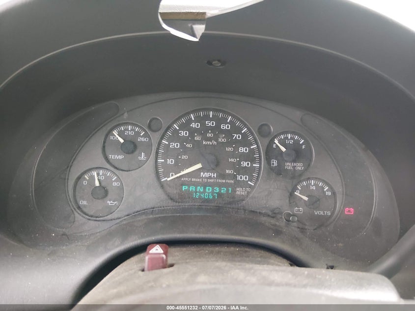 1999 CHEVROLET S-10 auction photo 7