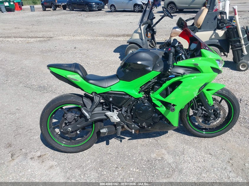 2025 Kawasaki Ex650 P VIN: ML5EXEP17SDAE4921 Lot: 45551262