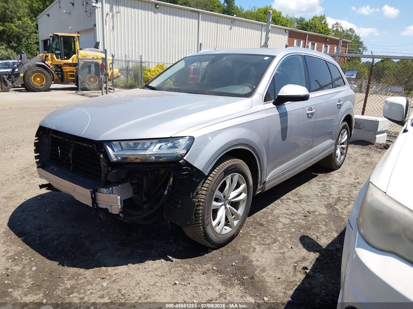 Vin: wa1laaf70hd047239, lot: 46049596, audi q7 3.0t premium 20172