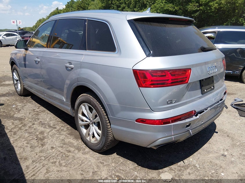 Vin: wa1laaf70hd047239, lot: 46049596, audi q7 3.0t premium 20173