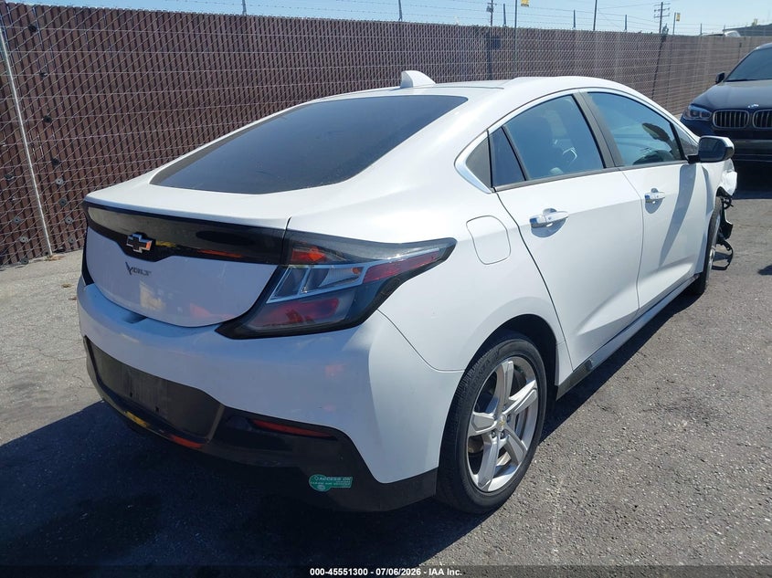 Vin: 1g1rc6s52hu213121, lot: 46049611, chevrolet volt lt 20174