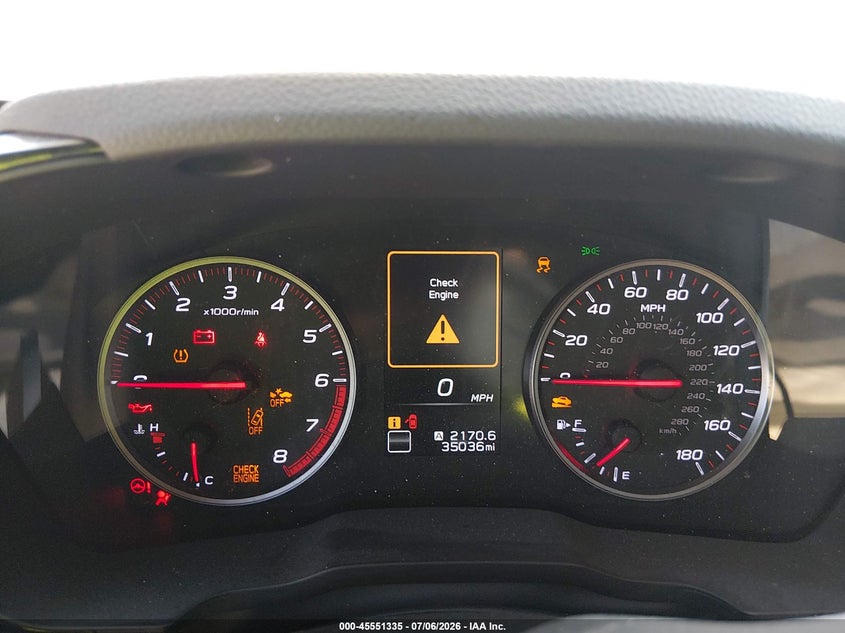 2024 Subaru Wrx Premium VIN: JF1VBAH61R9803364 Lot: 45551335