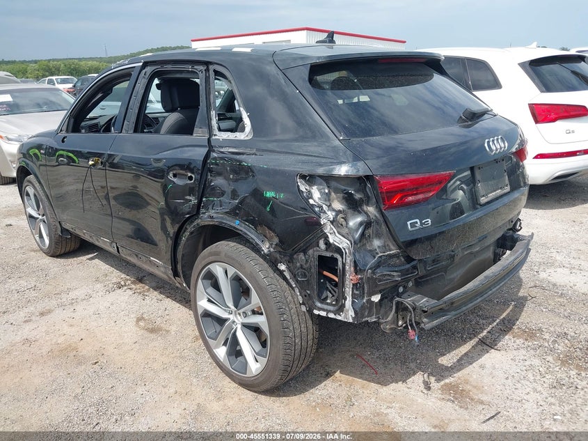 Vin: wa1eecf36m1032312, lot: 46049650, audi q3 premium plus 45 tfsi s line quattro tiptronic 20213