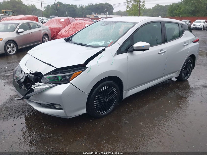 Vin: 1n4cz1cv2pc552081, lot: 46049692, nissan leaf sv plus 60 kwh 20232